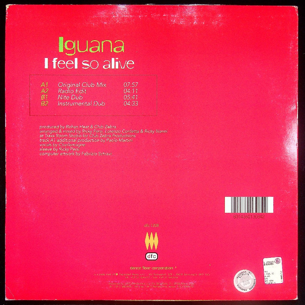 EBOND Iguana - I Feel So Alive Vinile V015117