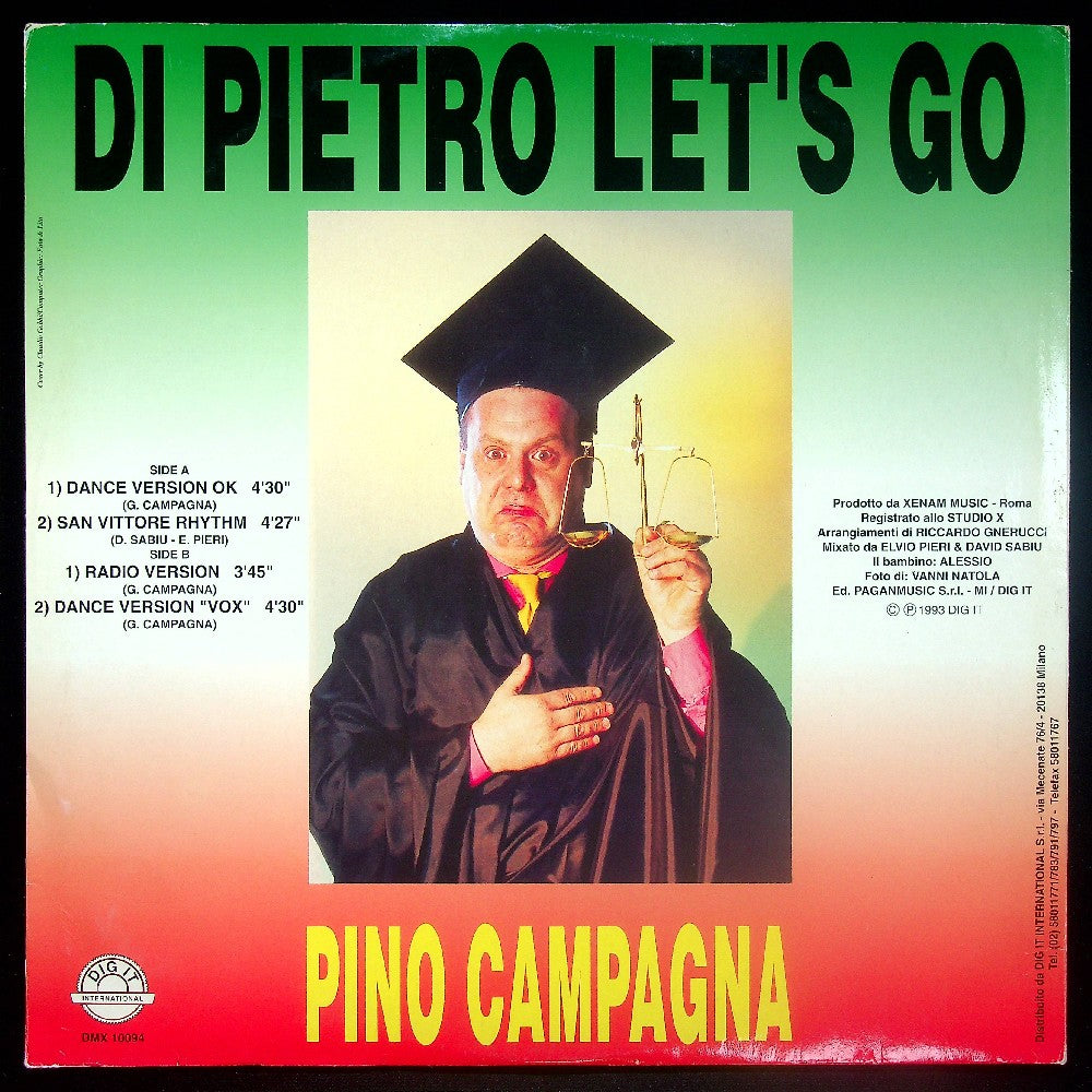 EBOND Pino Campagna - Di Pietro Let's Go Vinile V015119