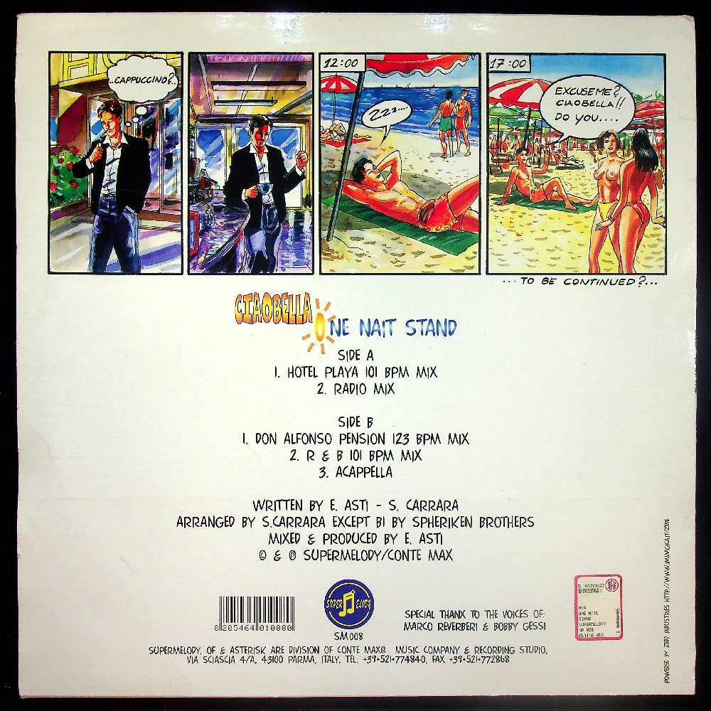 EBOND Ciaobella - One Nait Stand Vinile V015121
