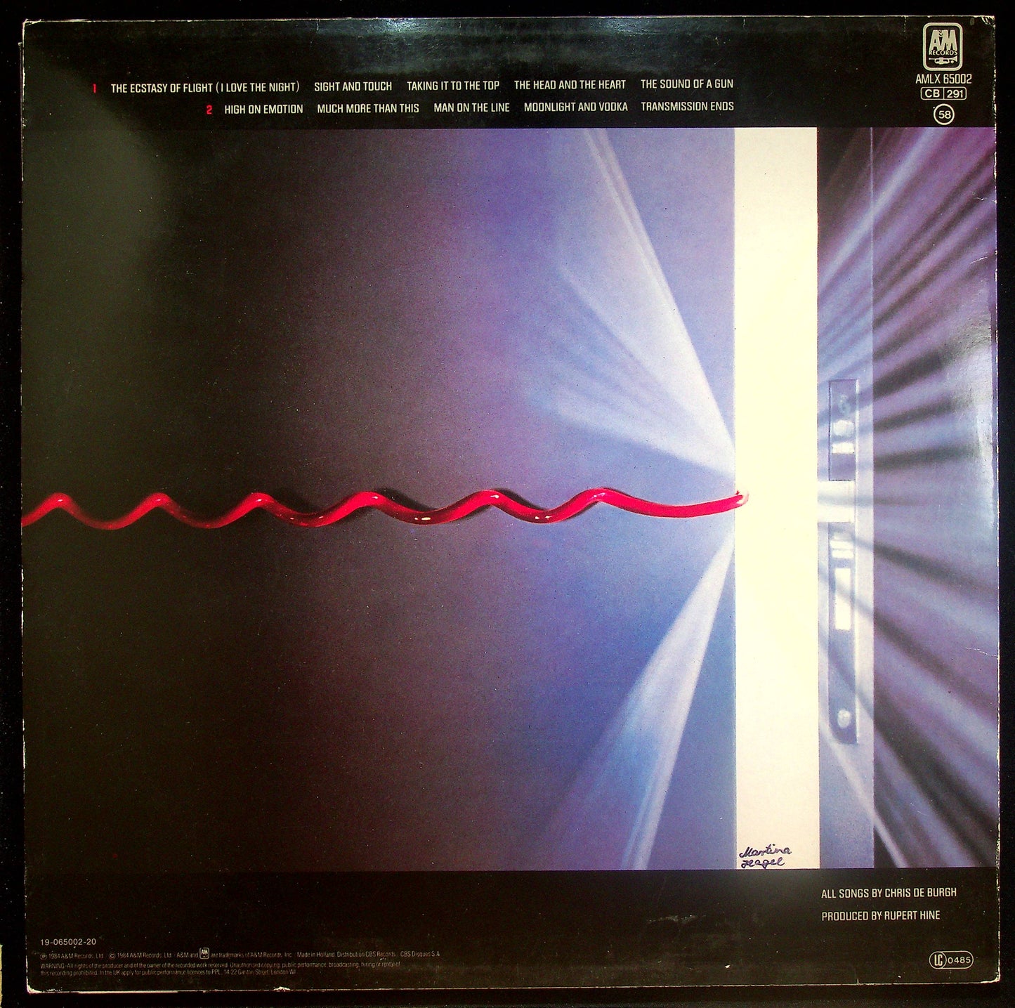 EBOND Chris de Burgh - Man On The Line Vinile V016021