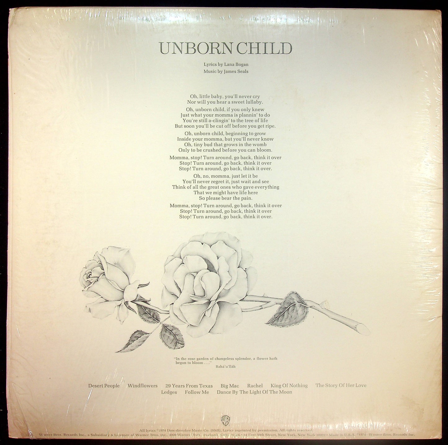 EBOND Seals & Crofts - Unborn Child Vinile V016029