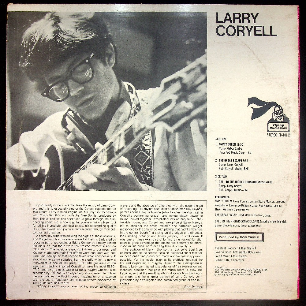 EBOND Larry Coryell - Barefoot Boy Vinile V016073