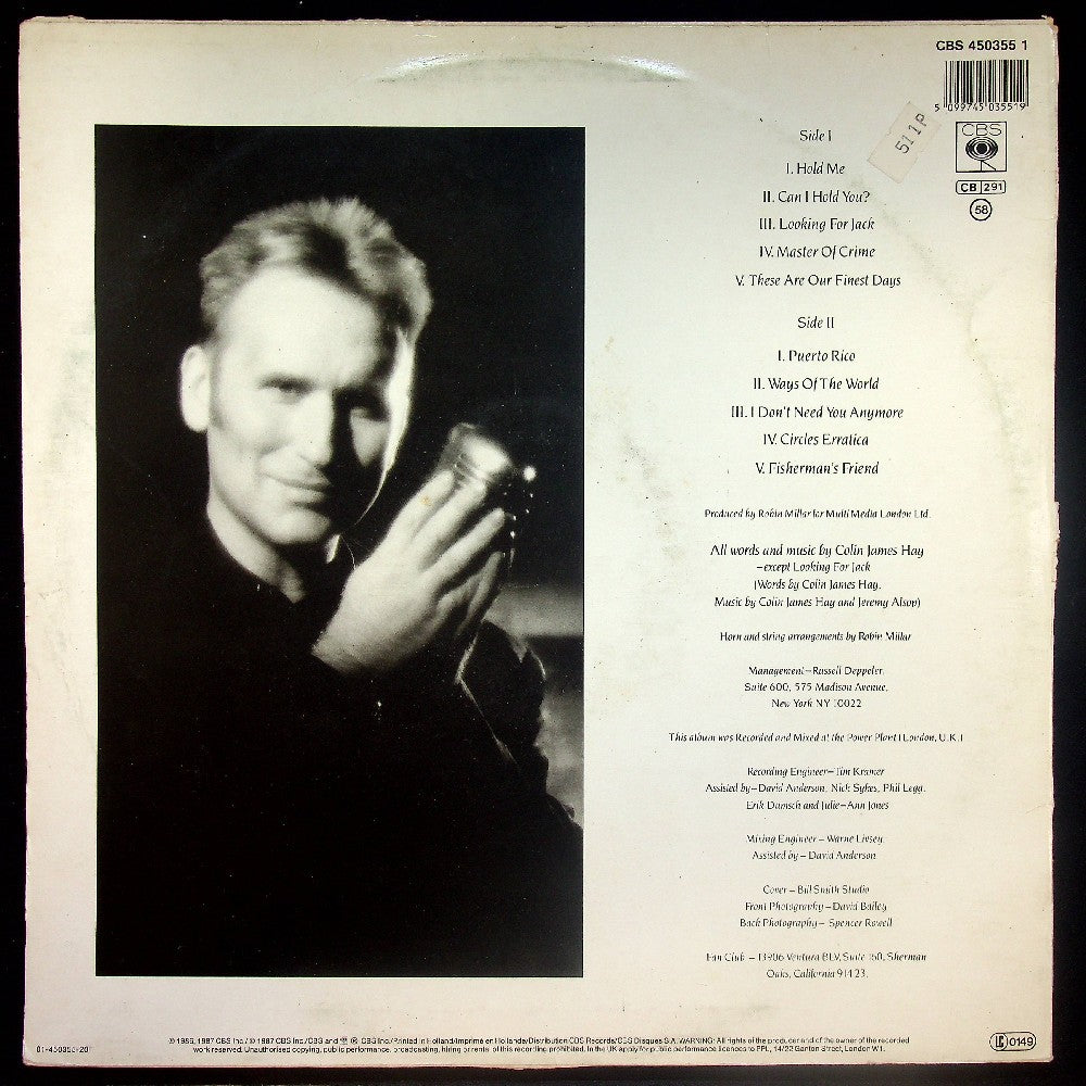 EBOND Colin James Hay - Looking For Jack Vinile V016098