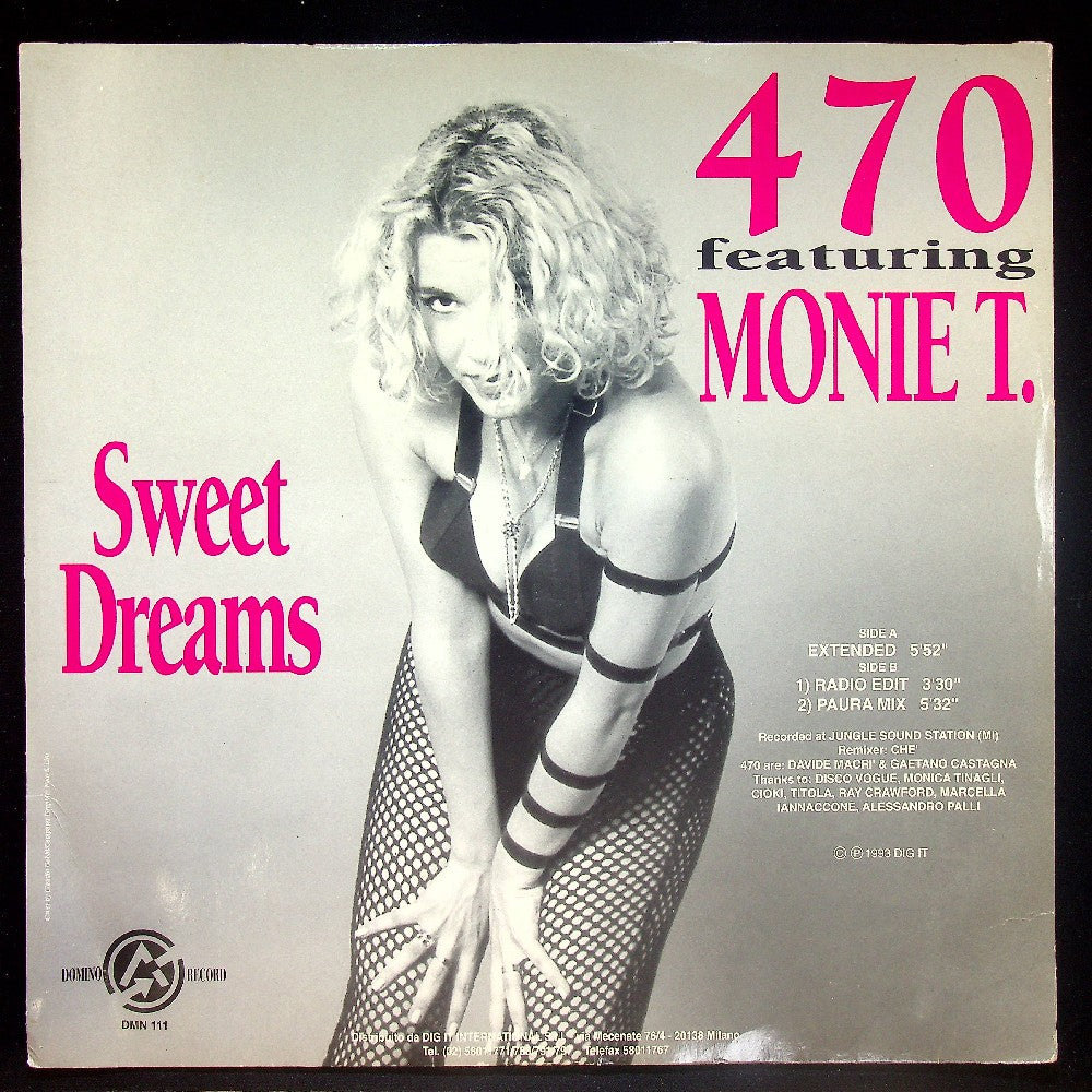EBOND 470 Featuring Monie T - Sweet Dreams Vinile V016103