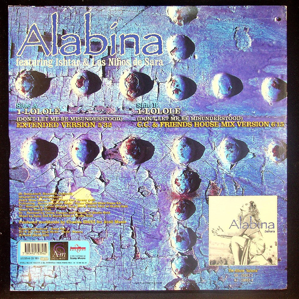 EBOND Alabina - Lolole (Don't Let Me Be Misunderstood) (The Remixes) Vinile V016109