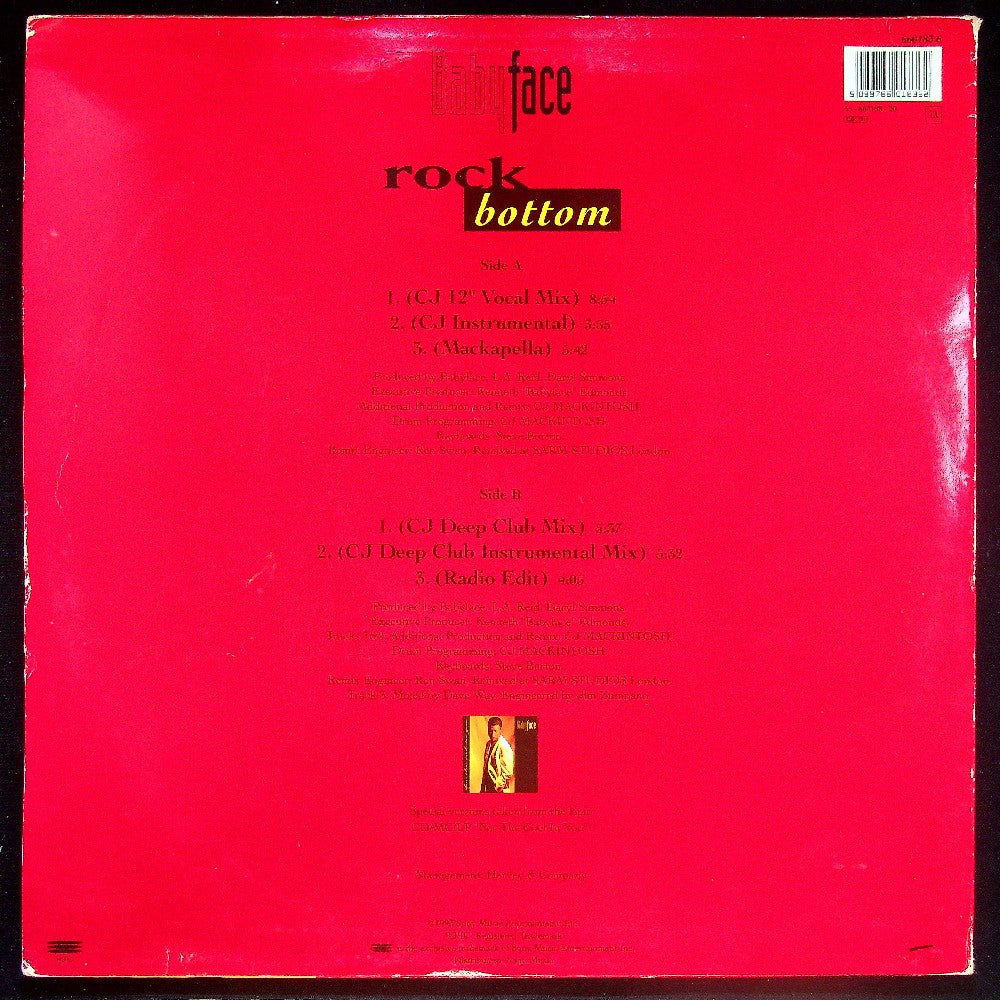 EBOND Babyface - Rock Bottom Vinile V016117