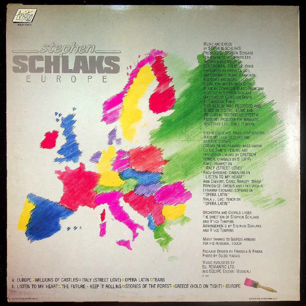 EBOND Stephen Schlaks - Europe Vinile V017010