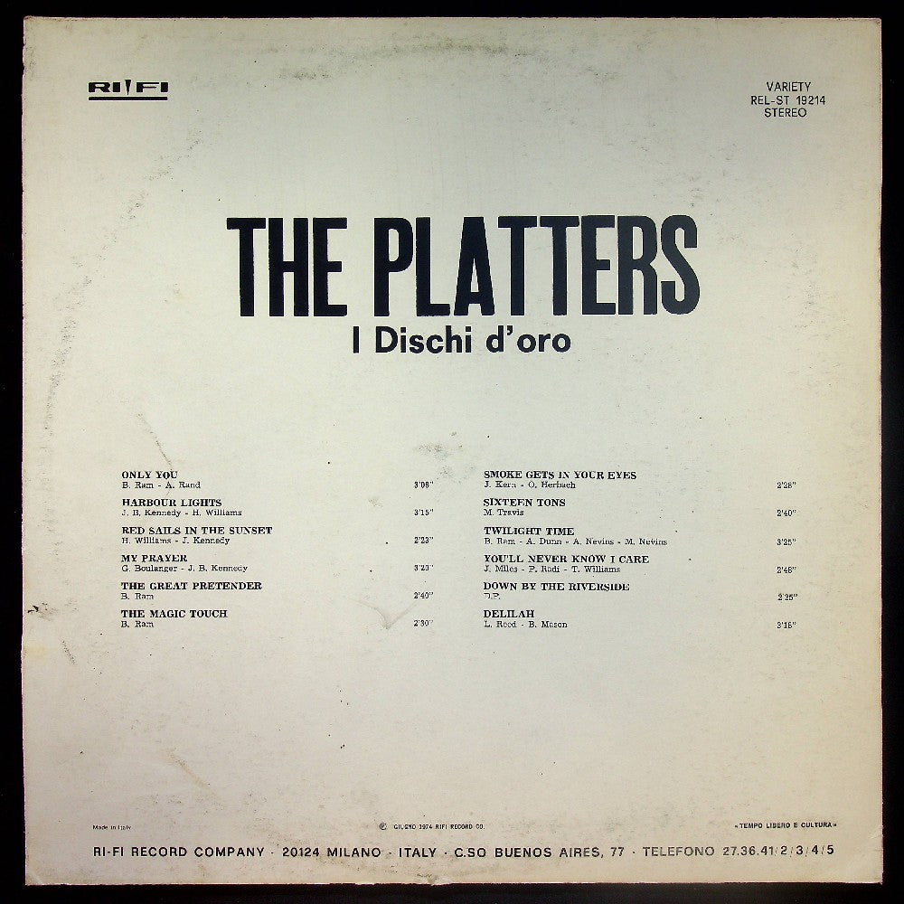 EBOND The Platters - I Dischi D'Oro Vinile V017031
