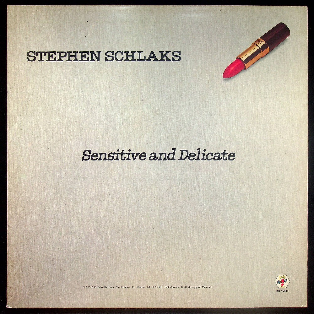 EBOND Stephen Schlaks - Sensitive And Delicate Vinile V017034