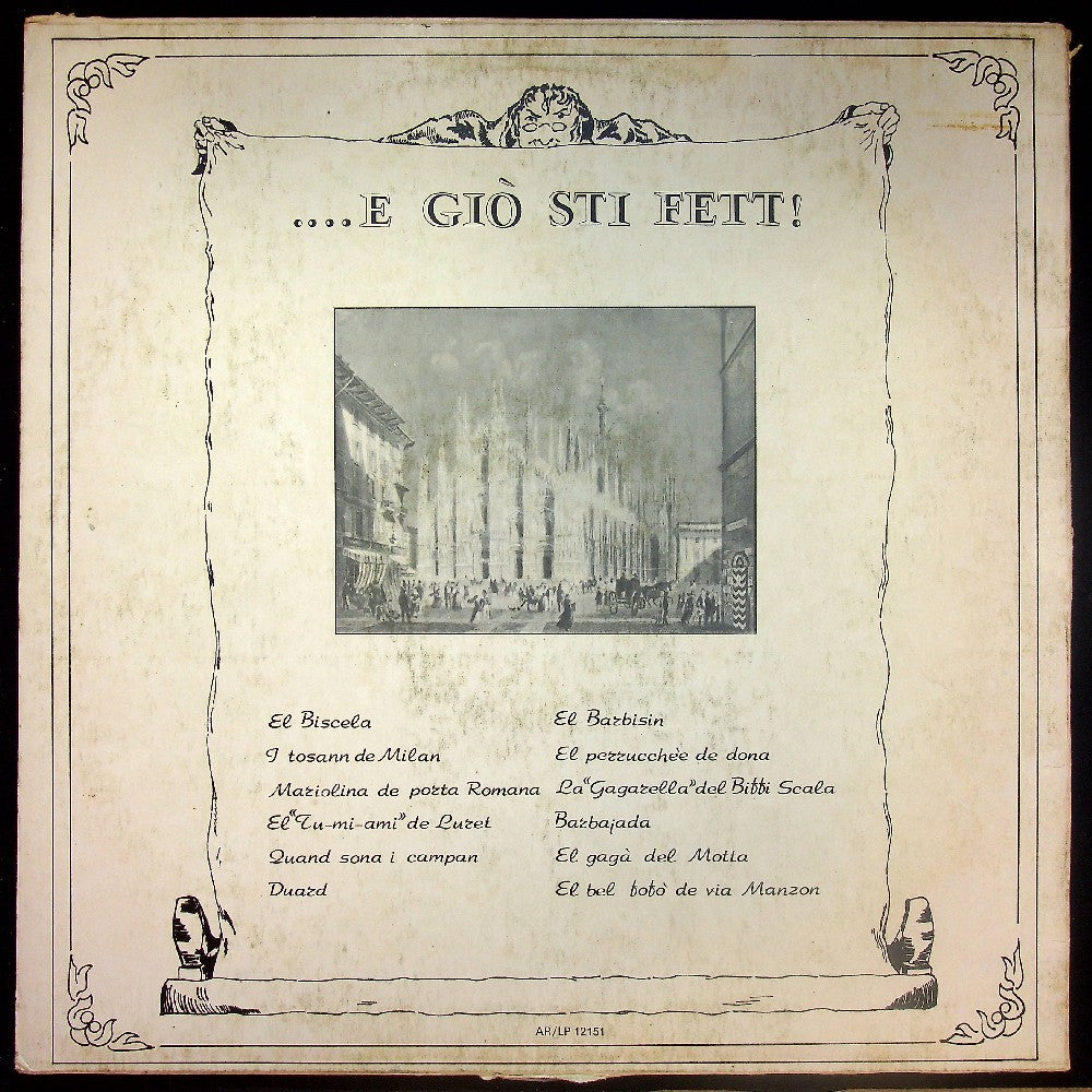 EBOND Gianni Magni - Omaggio a Giovanni D'Anzi N. 1 Vinile V017093
