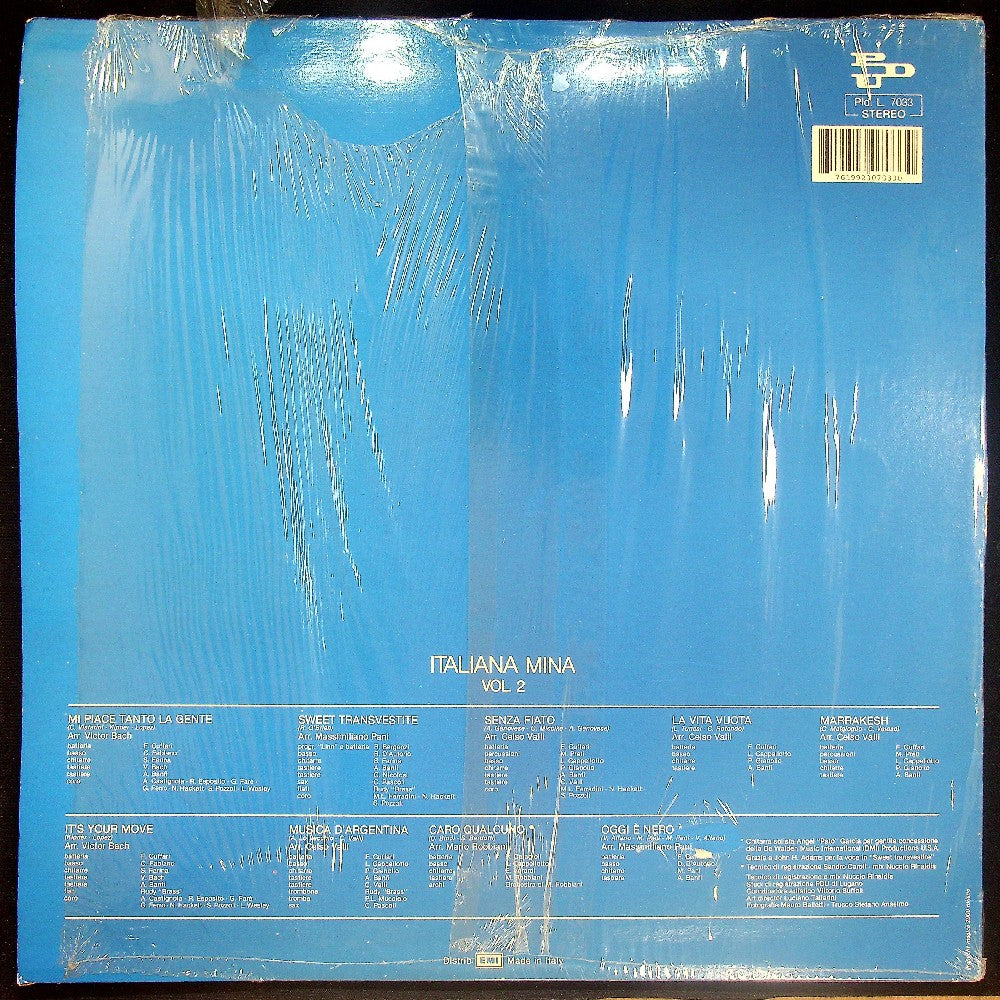 EBOND Mina - Italiana Vol. 2 Vinile V017095