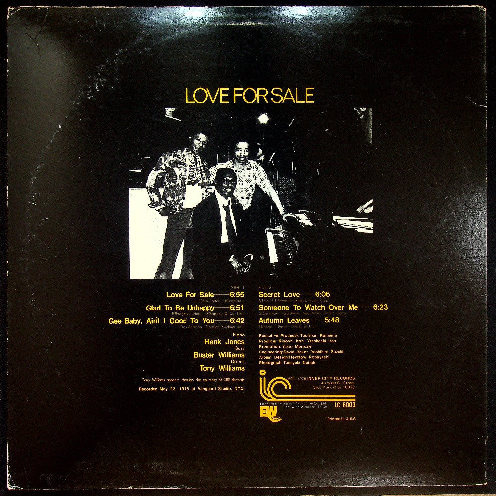 EBOND The Great Jazz Trio - Love For Sale Vinile V017097