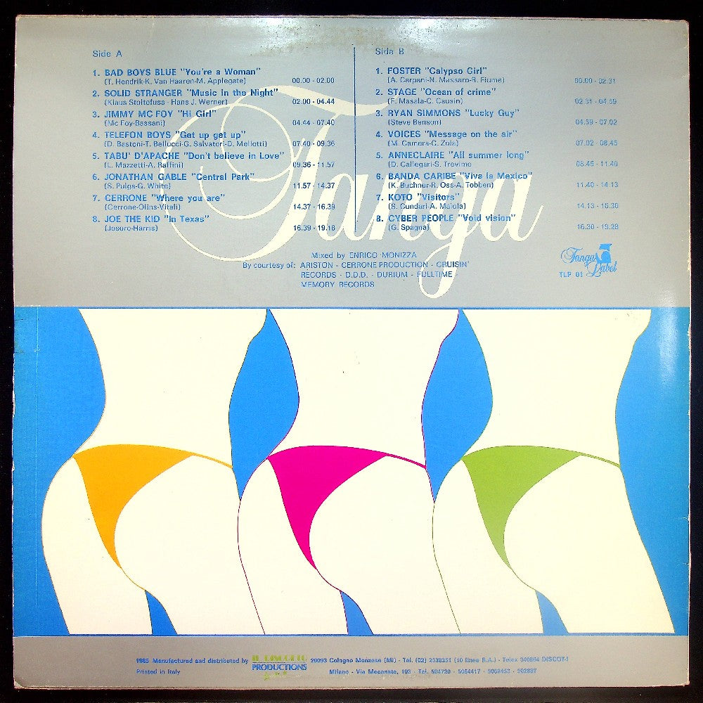 EBOND Various - Tanga Vinile V017145