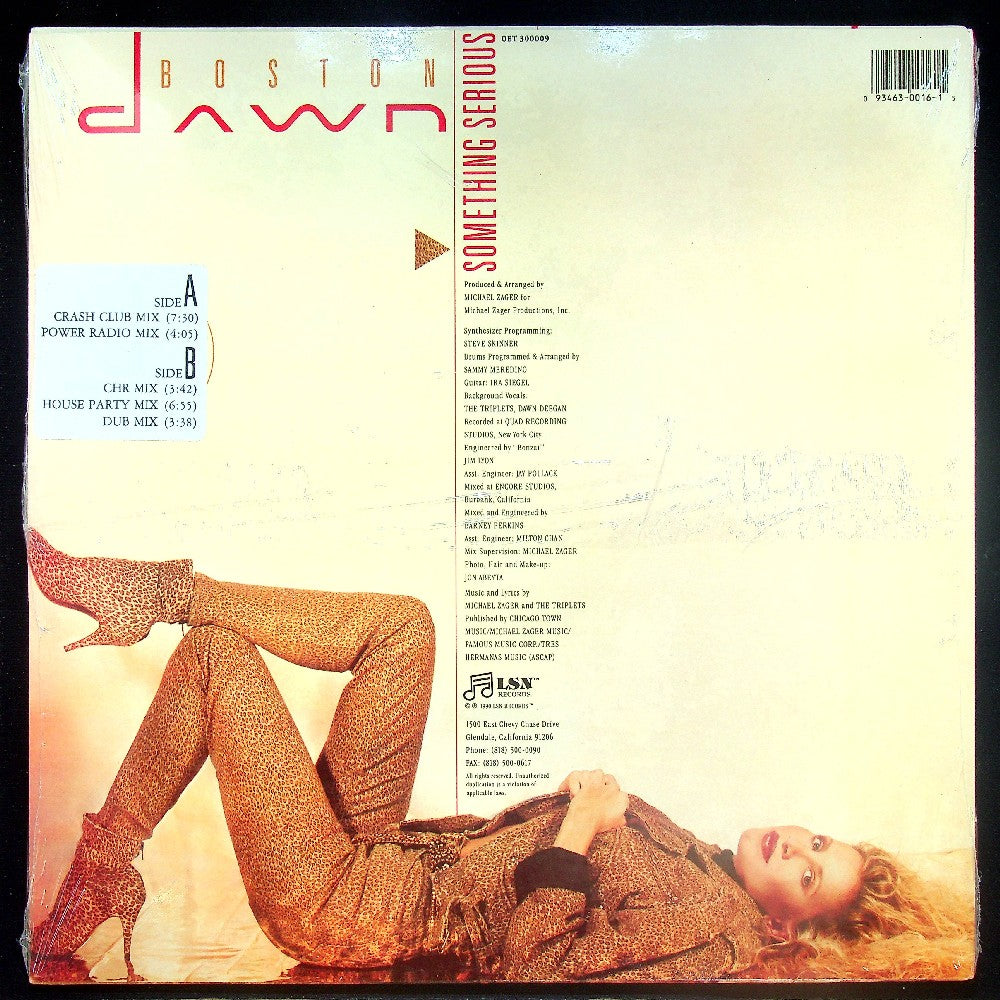 EBOND Boston Dawn - Something Serious (SIGILLATO) Vinile V018009
