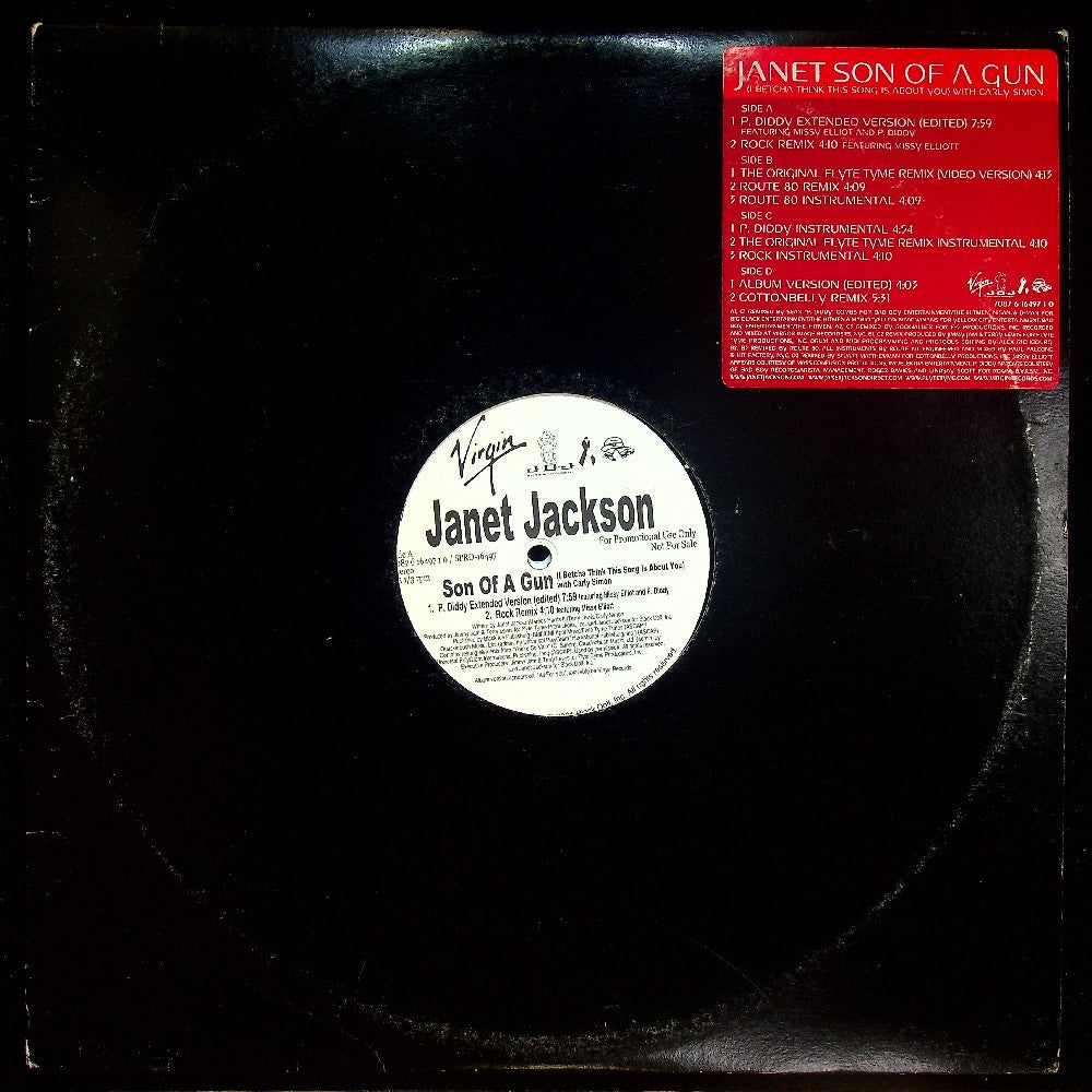 EBOND Janet Jackson - Son Of A Gun (I Betcha Think This Song Is About You) (PROMO) Vinile V018033