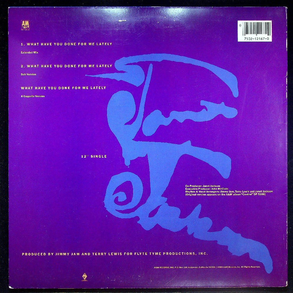 EBOND Janet Jackson - What Have You Done For Me Lately Vinile V018036