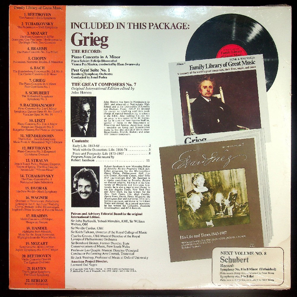 EBOND Grieg - Piano Concerto In A Minor - Peer Gynt Suite No. 1 (SIGILLATO) Vinile V018042