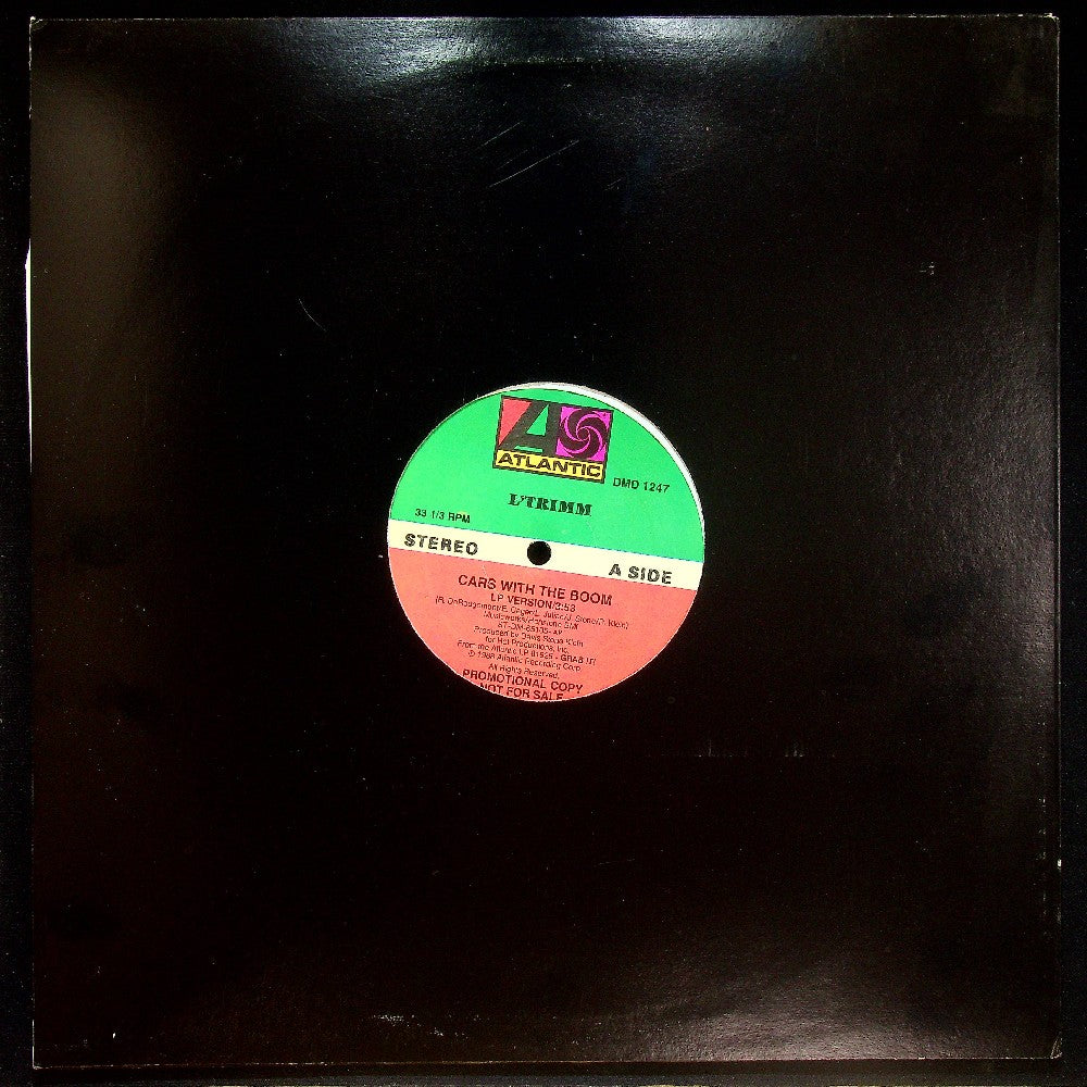 EBOND L'Trimm - Cars With The Boom (PROMO) Vinile V018057