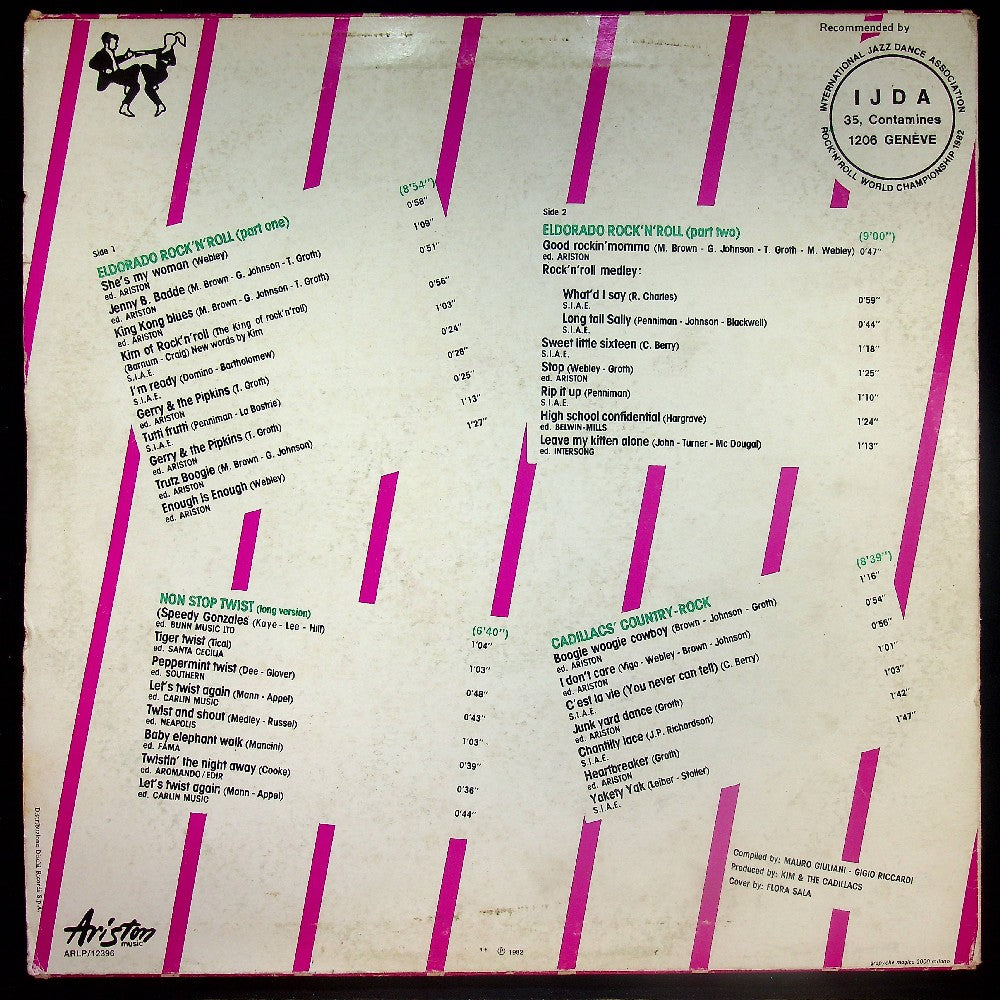 EBOND Kim & The Cadillacs - Cadillacs' Eldorado Dance Vinile V018091