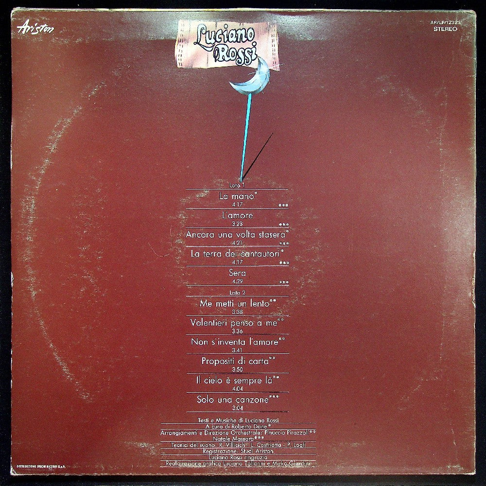 EBOND Luciano Rossi - L'Amore, La Mano, La Luna Vinile V018106