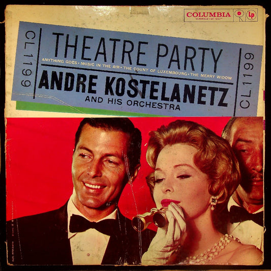 EBOND Andre Kostelanetz And His Orchestra - Theatre Party - Anything Goes - Music In The Air - The Count Of Luxembourg - The Merry Widow Vinile V019010