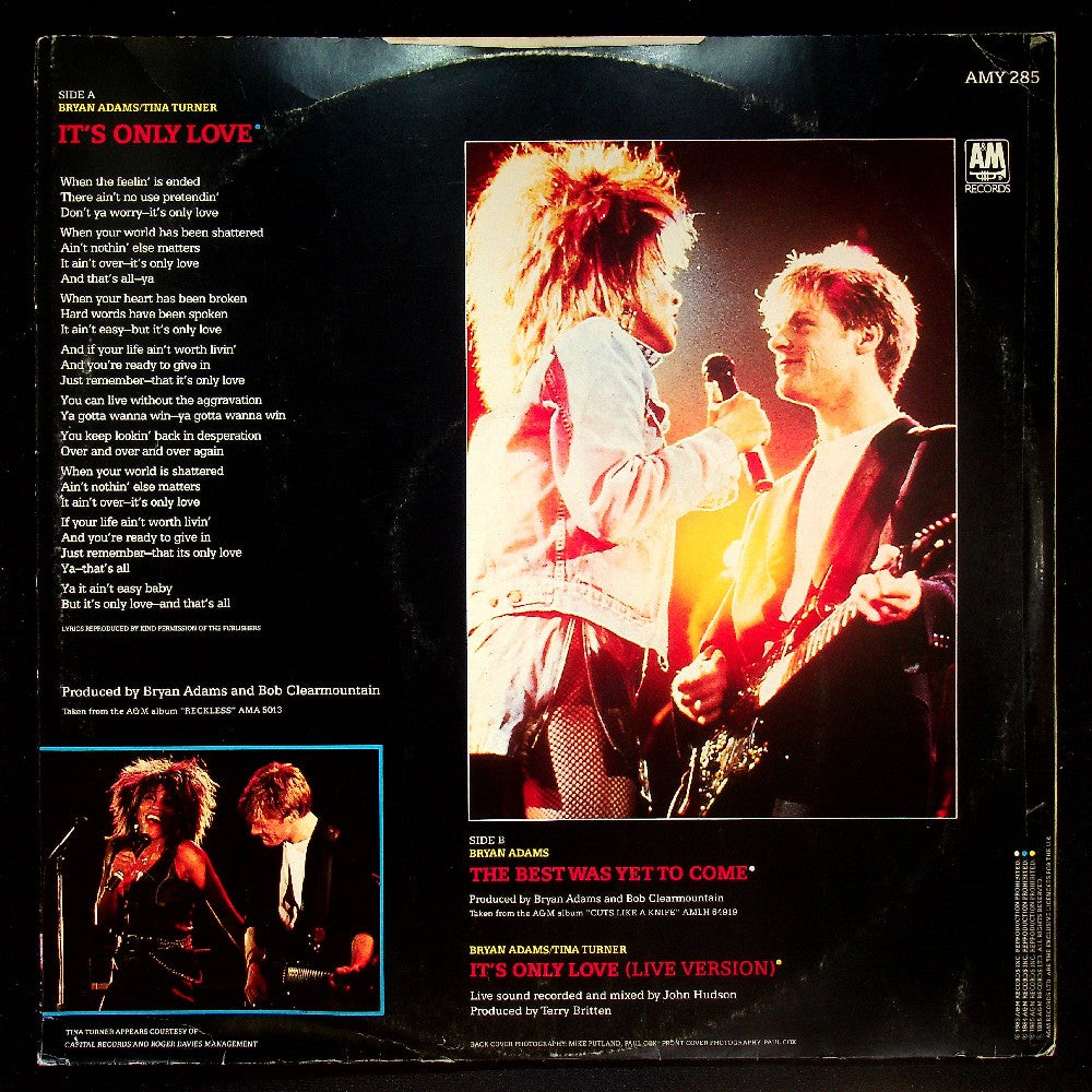 EBOND Bryan Adams - It's Only Love Vinile V019064