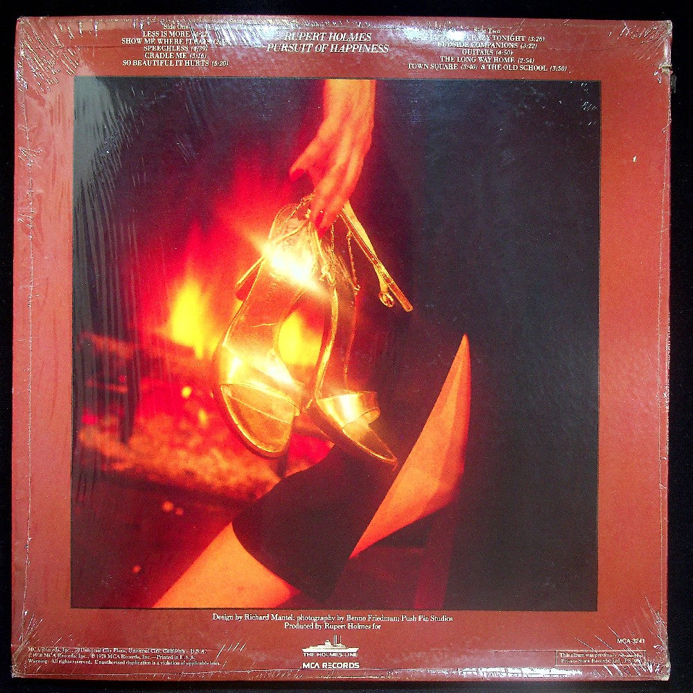 EBOND Rupert Holmes - Pursuit Of Happiness Vinile V020019