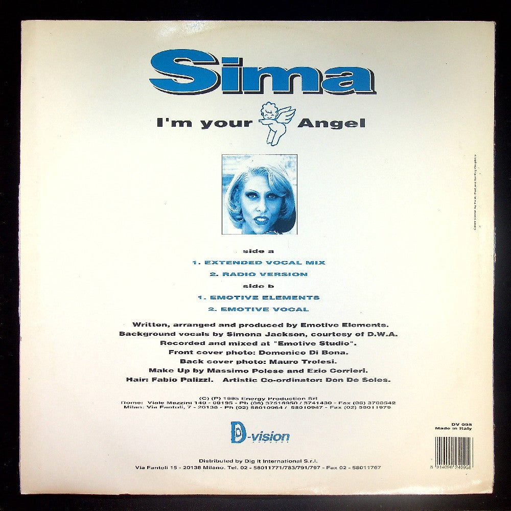 EBOND Sima - I'm Your Angel Vinile V020073