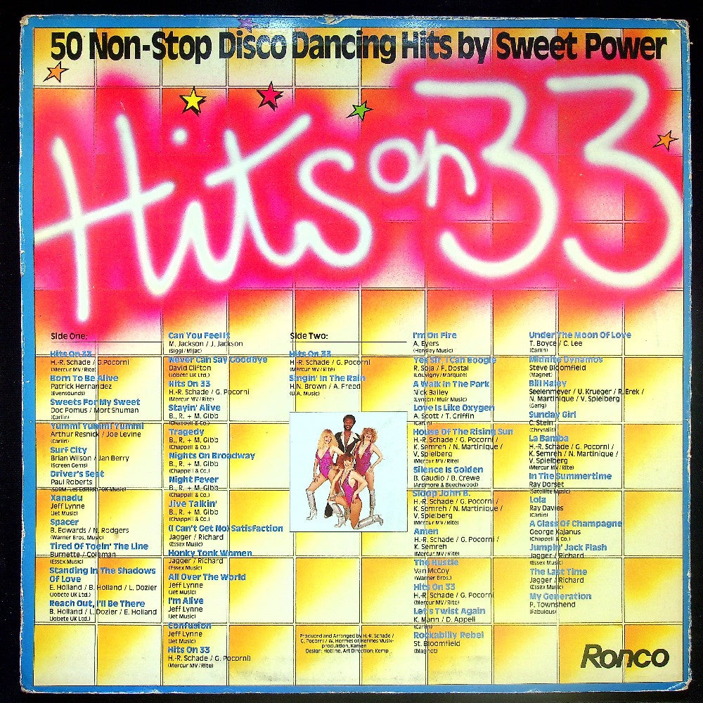 EBOND Sweet Power - Hits On 33 - 50 Non-Stop Disco Dancing Hits Vinile V020103