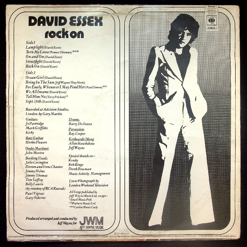 EBOND David Essex - Rock On Vinile V020118