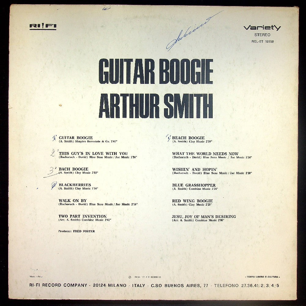 EBOND Arthur Smith - Guitar Boogie Vinile V020124