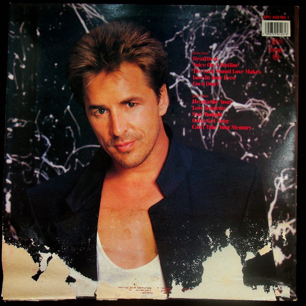 EBOND Don Johnson - Heartbeat Vinile V021060