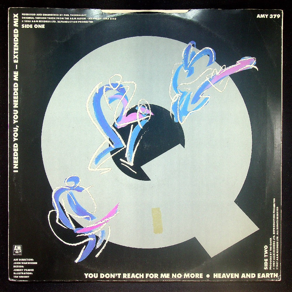 EBOND The Quick - I Needed You, You Needed Me Vinile V021077