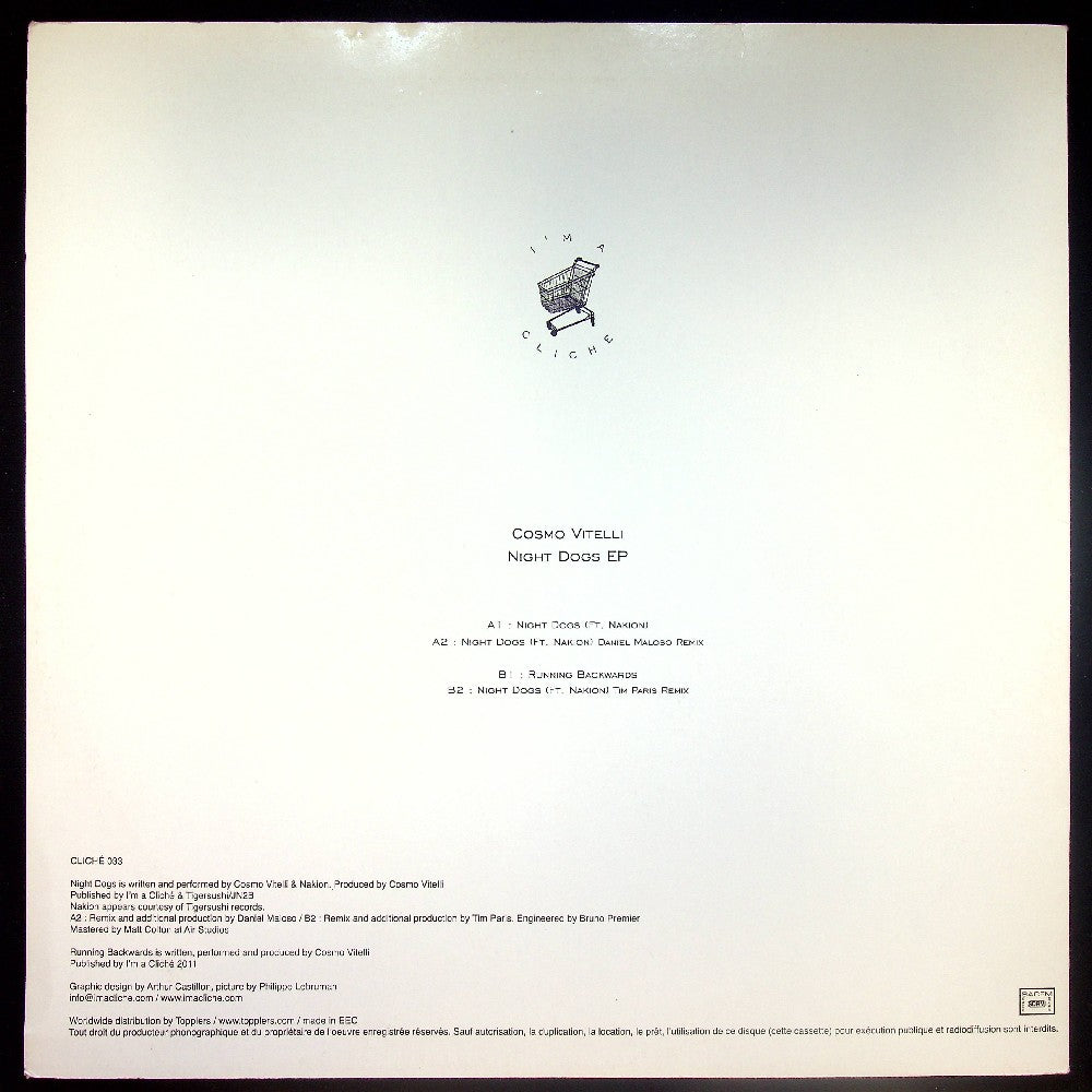 EBOND Cosmo Vitelli - Night Dogs EP Vinile V021086