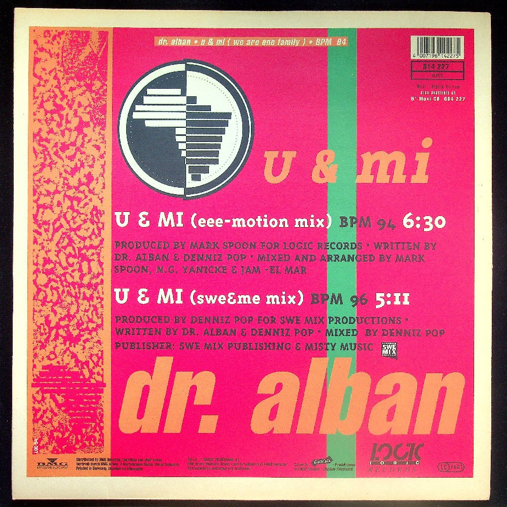 EBOND Dr. Alban - U & Mi Vinile V021087