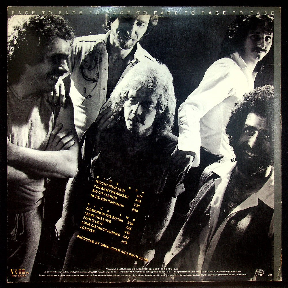 EBOND Faith Band - Face To Face Vinile V022004