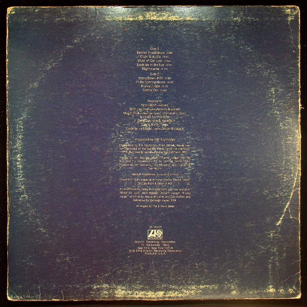 EBOND J. Geils Band - Nightmares ...And Other Tales From The Vinyl Jungle Vinile V022063