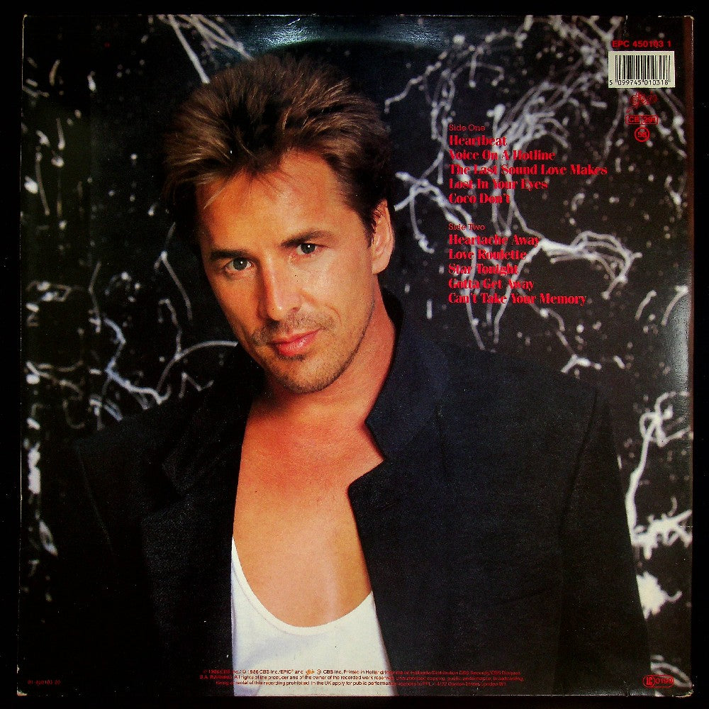 EBOND Don Johnson - Heartbeat Vinile V022064