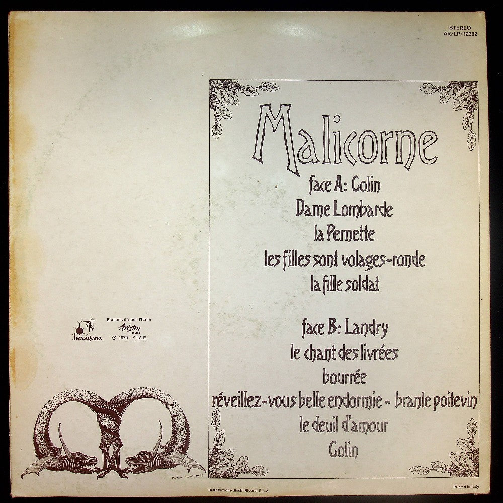 EBOND Malicorne - Malicorne Vinile V022078