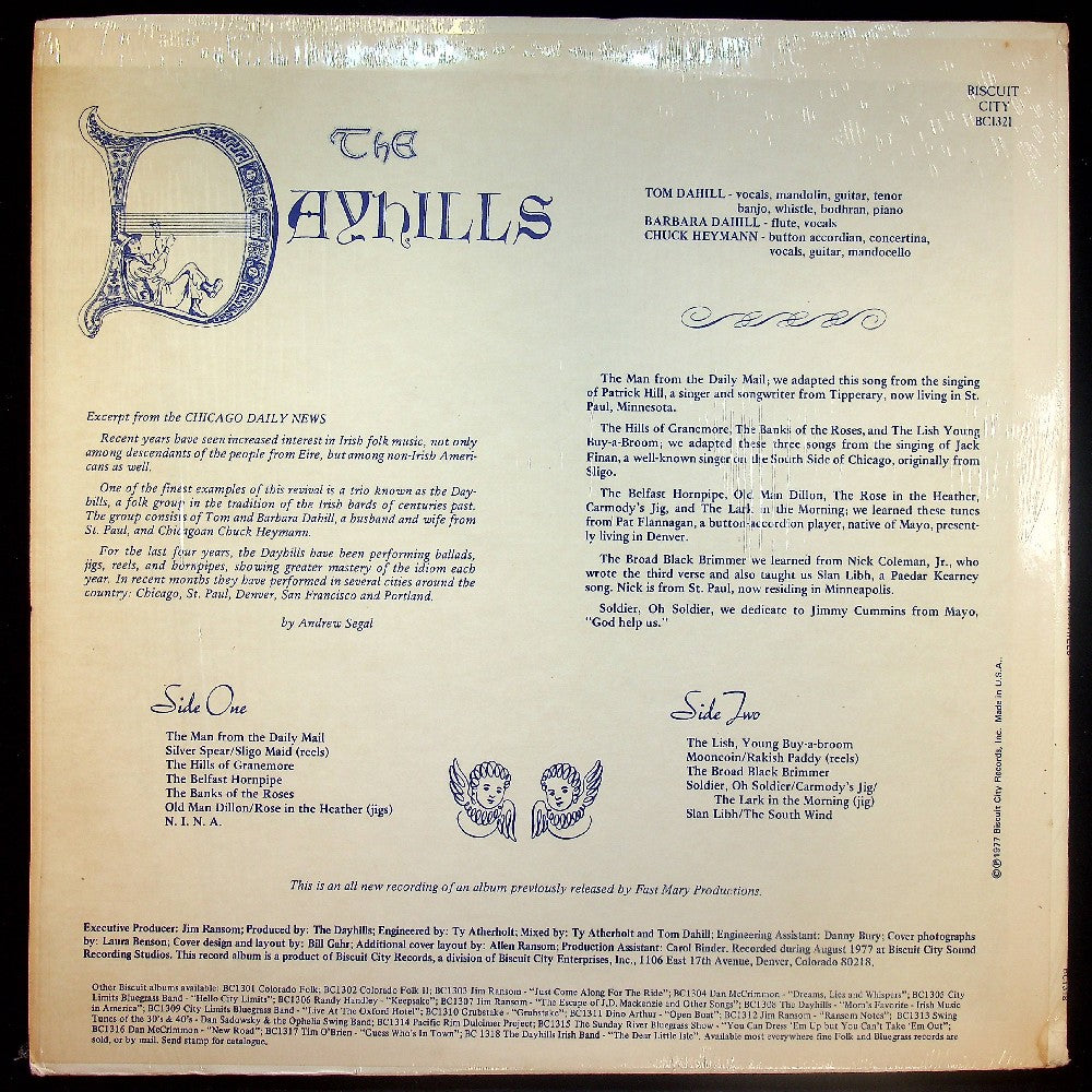 EBOND The Dayhills Irish Band - The Dayhills - Irish Folk Songs, Jigs, Reels, Hornpipes & Airs Vinile V022086