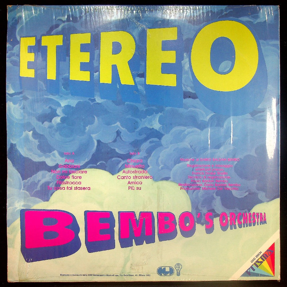 EBOND Bembo's Orchestra - Etereo Vinile V022105