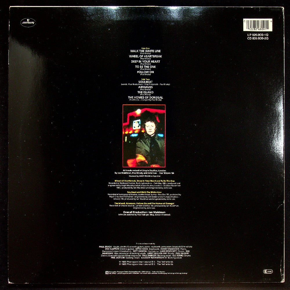 EBOND Paul Brady - Back To The Centre Vinile V022106