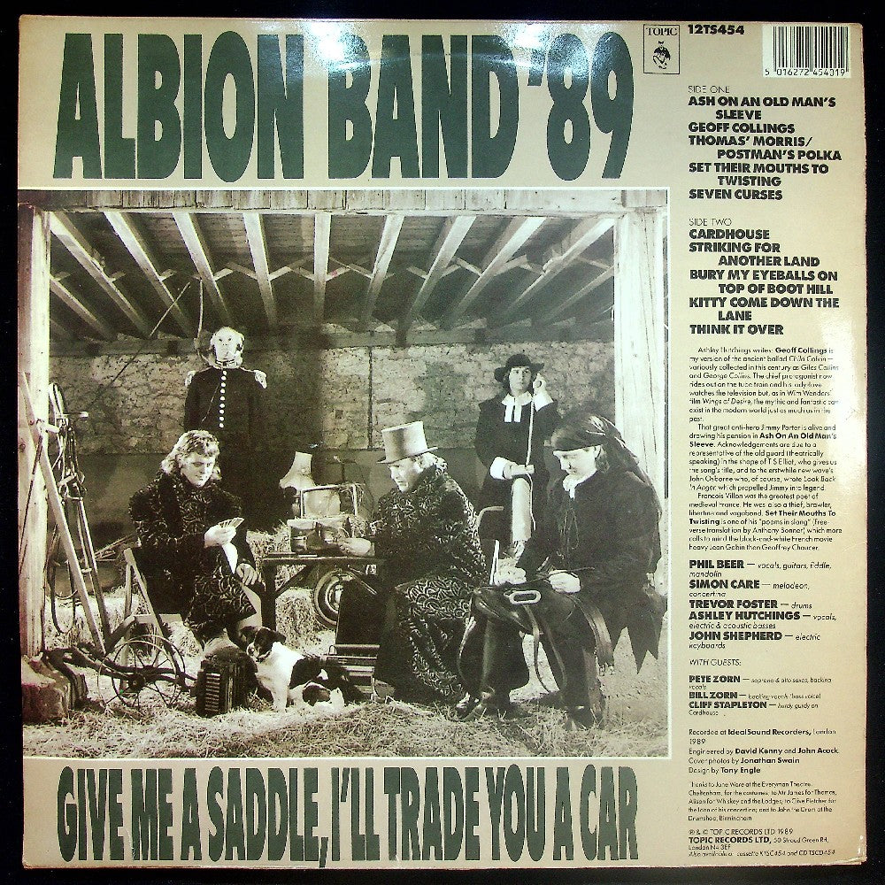 EBOND Albion Band' 89 - Give Me A Saddle, I'll Trade You A Car Vinile V022114