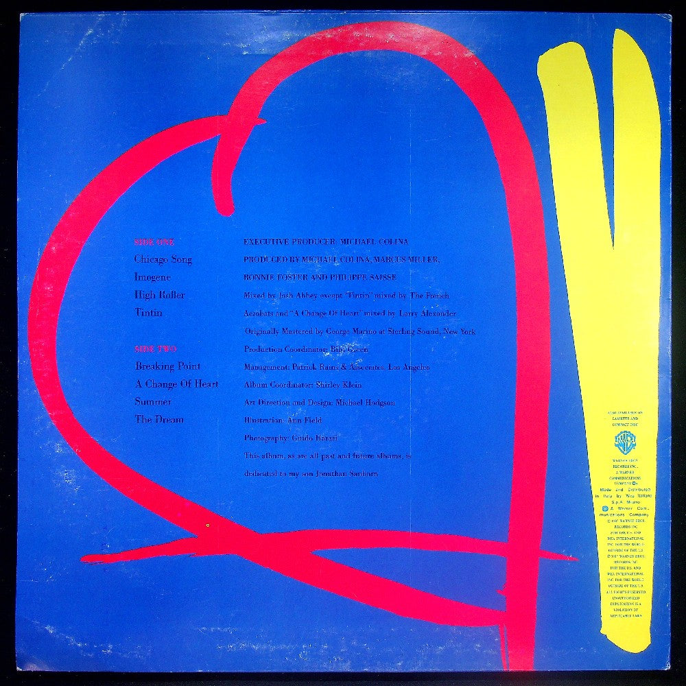 EBOND David Sanborn - A Change Of Heart Vinile V022119