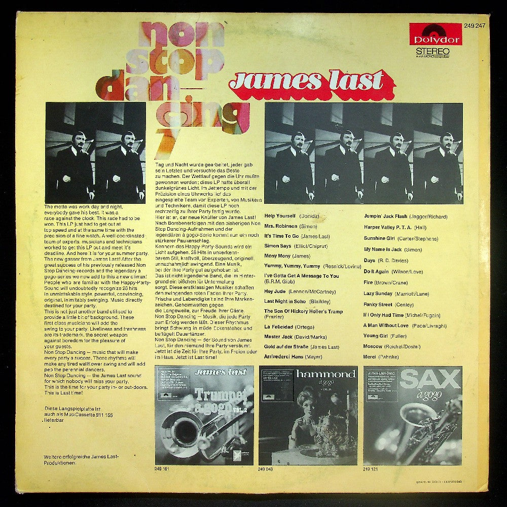 EBOND James Last - Non Stop Dancing 7 Vinile V023011