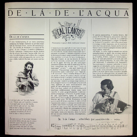 EBOND Calicanto - De La De L'Acqua Vinile V023015