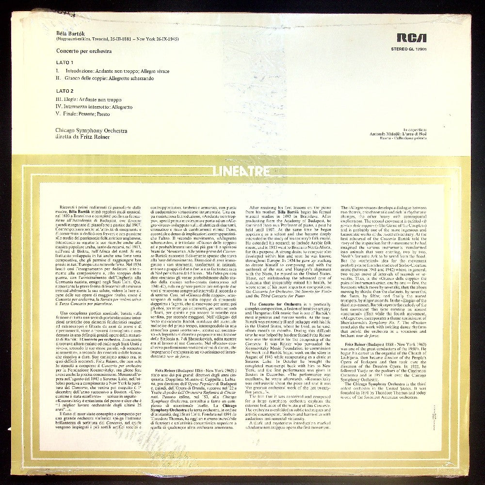 EBOND Bartok - Concerto For Orchestra Vinile V023027
