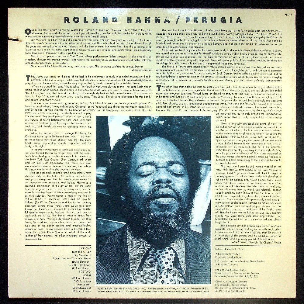 EBOND Roland Hanna - Perugia: Live At Montreux 74 Vinile V023040