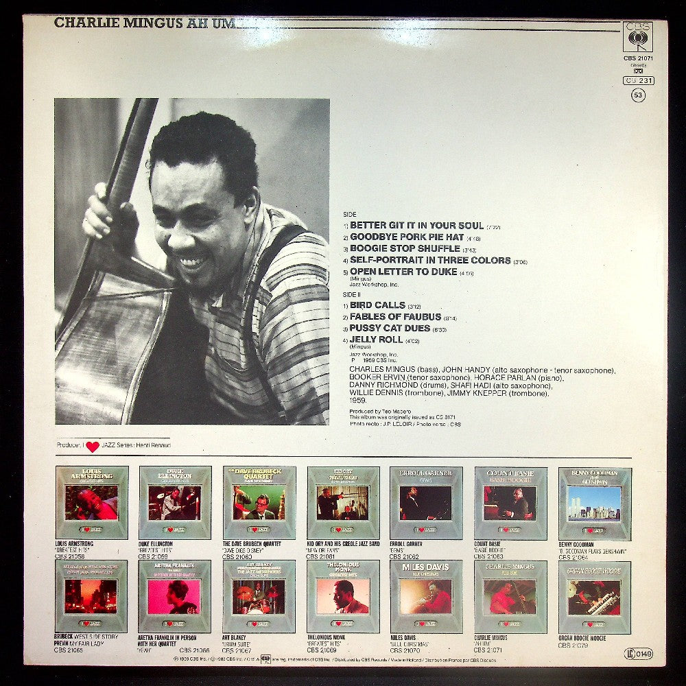 EBOND Charlie Mingus - Ah Um Vinile V023042