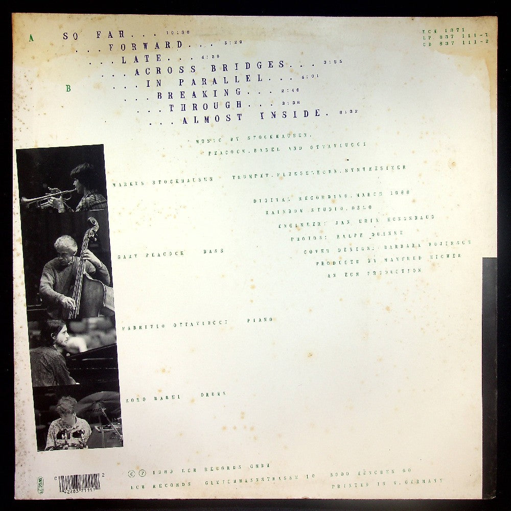 EBOND Markus Stockhausen - Cosi Lontano...Quasi Dentro Vinile V023046